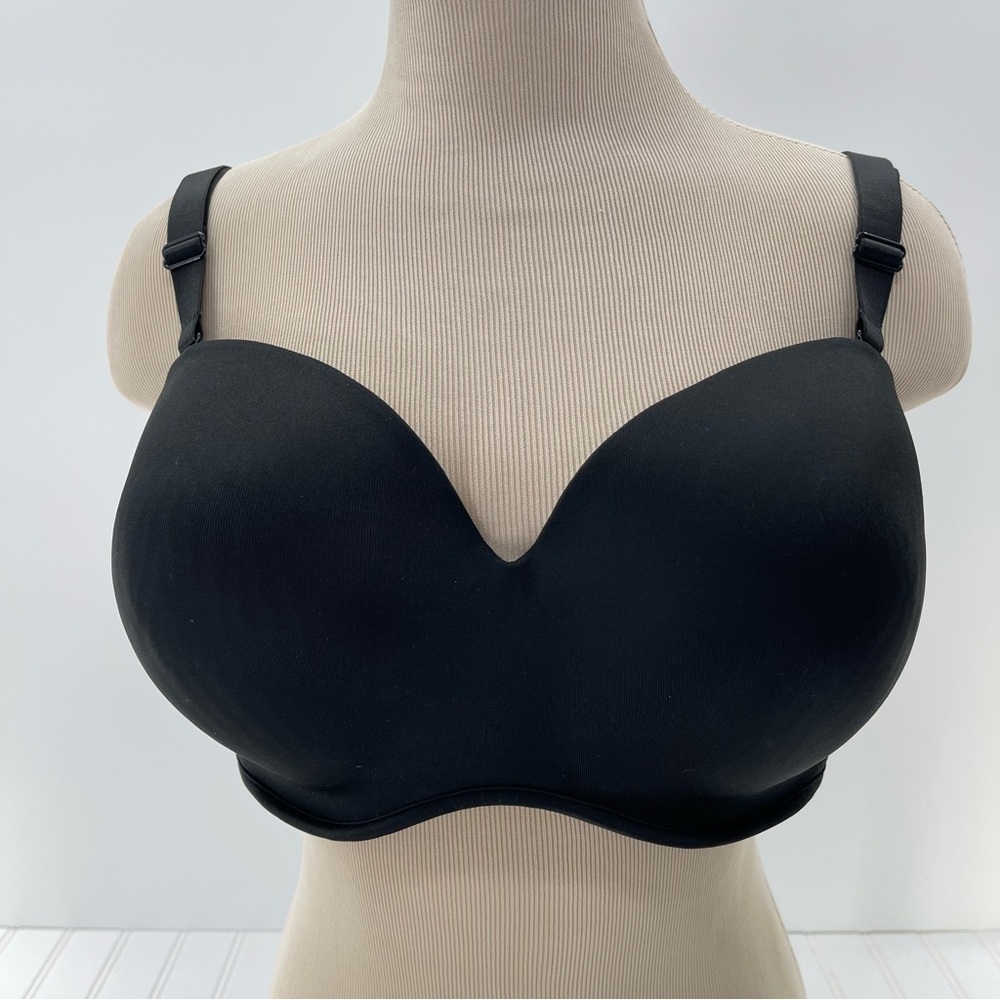 Cacique Boost Multi-Way Strapless Black Bra Size 42DD